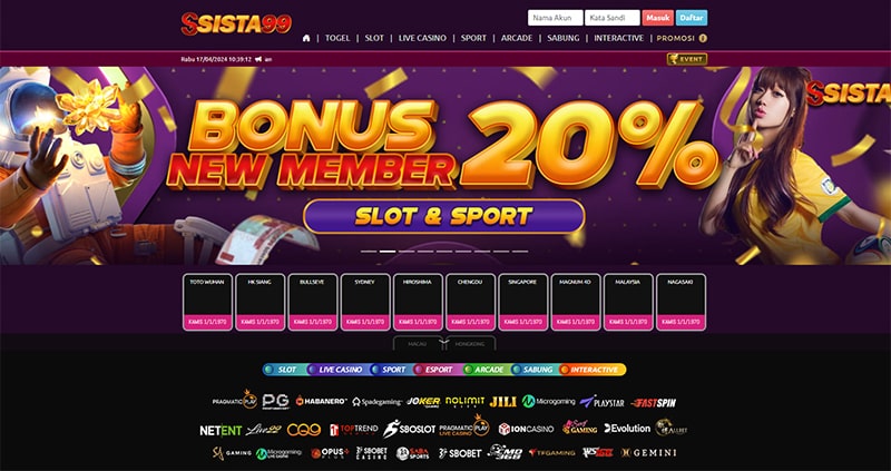 agen slot sista99 link resmi taruhan live casino terbaik